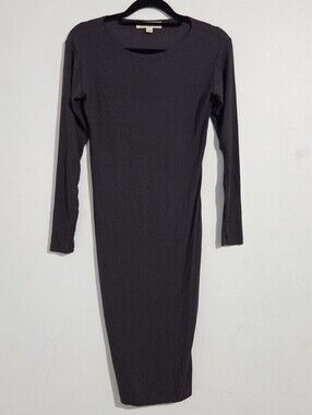 Mimu Maxi Modest Ribbed Bodycon Dress
